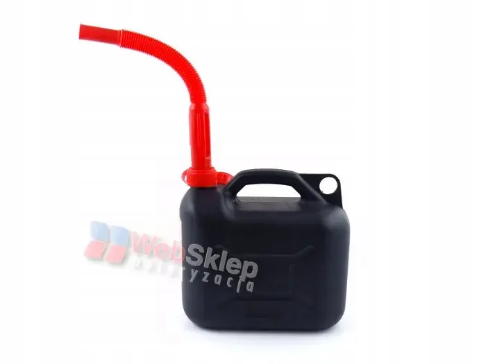 KANISTER NA PALIWO OLEJ BENZYNĘ DIESEL 10l + LEJEK ATEST 3szt czarny Autentyczny
