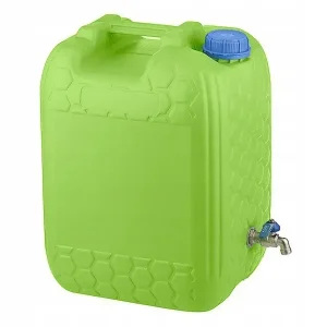 Wysoka jakość Kanister na wodę 20L z metalowym zaworem zielony
