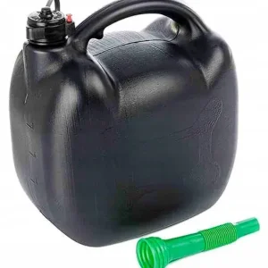 Szybka dostawa Kanister plastikowy na paliwo DO PALIWA LEJEK 10L, owalny czarny