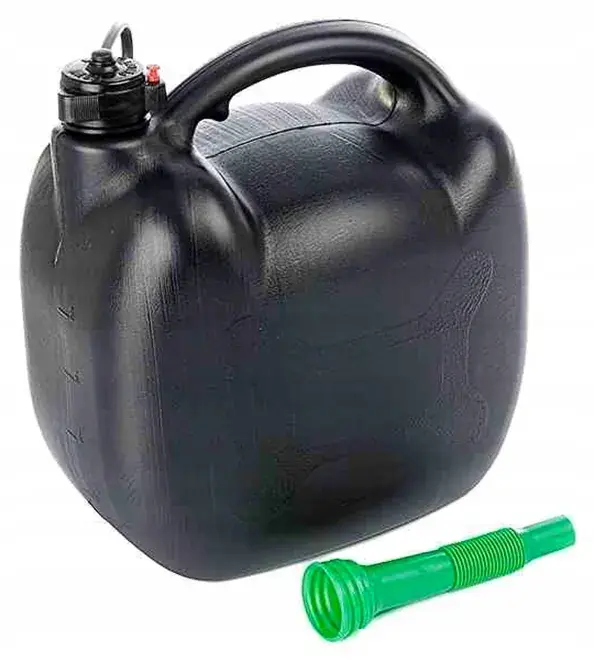Szybka dostawa Kanister plastikowy na paliwo DO PALIWA LEJEK 10L, owalny czarny