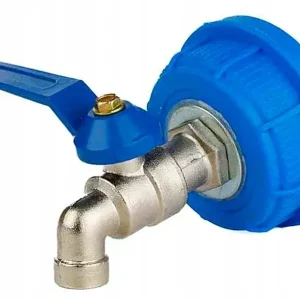 Zwrot pieniędzy I5V45 Nakrętka 51 mm z kranem niebieskim 1/2