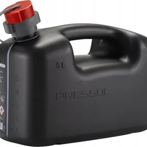 Kanister 5l na paliwo benzynę z tworzywa z rurką wlewową HDPE PRESSOL Rabat