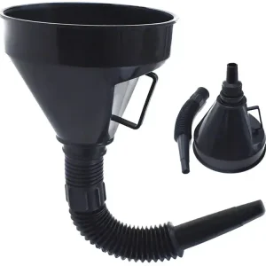 Najlepsza cena LEJEK DO PALIWA PŁYNÓW OLEJU BAKU DUŻY SITKO LEJEK ROZKŁADA SIĘ NA DWIE CZĘ