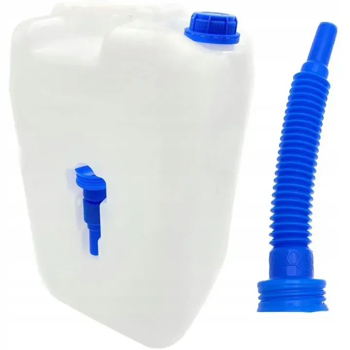 KANISTER POJEMNIK BANIAK 20L NA PALIWO OLEJ BENZYNĘ WODĘ Z LEJKIEM BAŃKA Niska cena