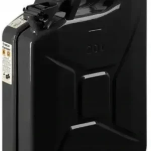 Promocja KANISTER NA PALIWO 20L METALOWY CZARNY gruba blacha certyfikat atest GELG