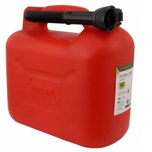 Wyprzedaż Kanister plastikowy na paliwo, 10L, czerwony