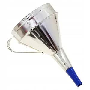 Ekspresowa dostawa LEJEK METALOWY DO PALIWA SKOŚNY MOCNY Z SITKIEM FV