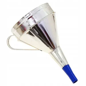 LEJEK METALOWY DO PALIWA SKOŚNY MOCNY Z SITKIEM FV Tylko dziś