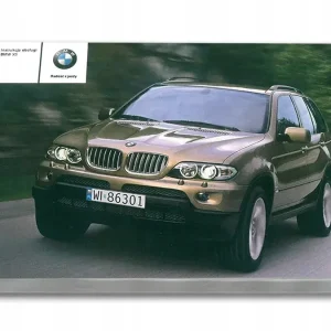 Bmw X5 E53 1999 - 2006 Nowa Instrukcja Obsługi Szybka dostawa