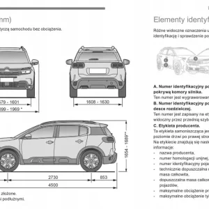 Citroen C5 Aircross 2022-2026+Nawi Instrukcja Obsługi Polski Oryginalny