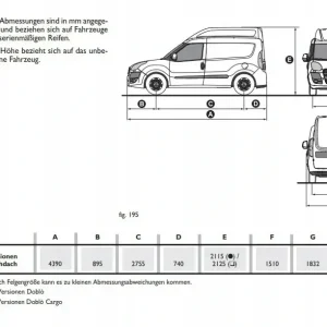 Nowość Fiat Doblo 2009 - 2014 Instrukcja Obsługi