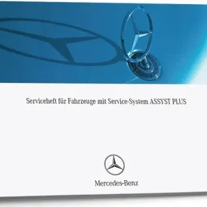 Mercedes C - klasa Niemiecka Książka Serwisowa Oryginalny