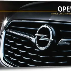 Zamów teraz Opel Niemiecka Książka Serwisowa 2017-2020