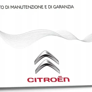 Citroen Włoska Książka Serwisowa 2015-2017 Autentyczny