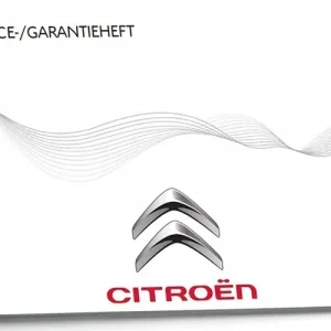 Zamów teraz Citroen Niemiecka Książka Serwisowa 2015-2017