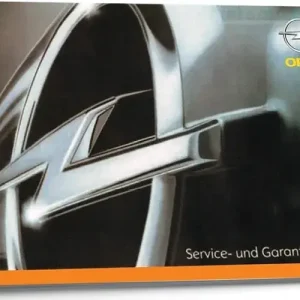 Wyprzedaż Opel Czysta Niemiecka Książka Serwisowa