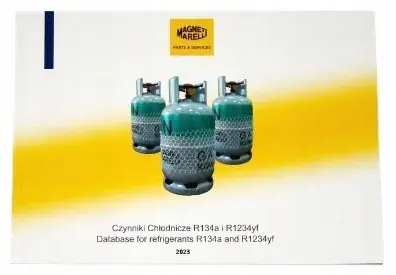 Szybka dostawa Baza danych książka - R134a R1234yf klimatyzacja - 2023 Magnetti Marelli