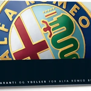 Alfa Romeo Duńska Książka Serwisowa Darmowa dostawa