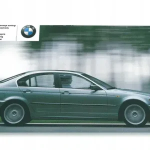 Bmw 3 E46 1999-07 Sedan Kombi Coupe Instrukcja Obs Oryginalny