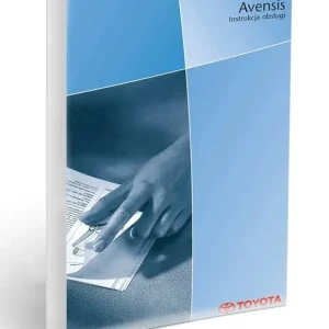 Wysoka jakość Toyota Avensis T23 1999-02 Instrukcja Obsługi