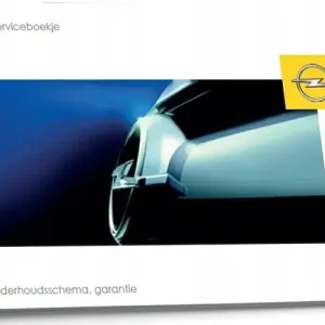 Zamów teraz Opel Czysta Holenderska Książka Serwisowa