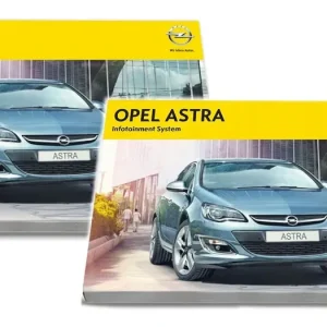 Oryginalny OPEL ASTRA J 4 WERSJE 2012-2015 + NAWIGACJA INSTRUKCJA OBSŁUGI/ PAKIET