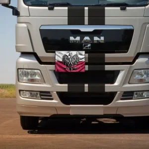 Tani Naklejka Naklejki Polska Godło Orzeł ADR TIR druk jakość laminowana ORZEŁEK