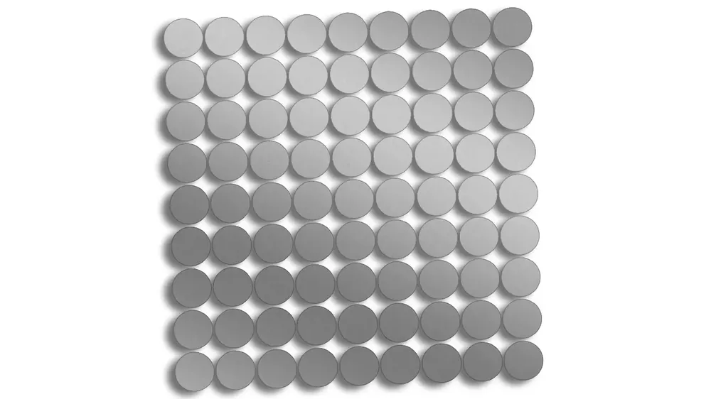 Zwrot pieniędzy Wycinane naklejki KÓŁKA KROPKI GROSZKI - 81 sztuk srebrne