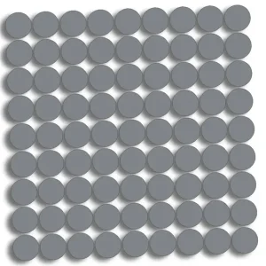 Wycinane naklejki KÓŁKA KROPKI GROSZKI - 81 sztuk szare Wyprzedaż