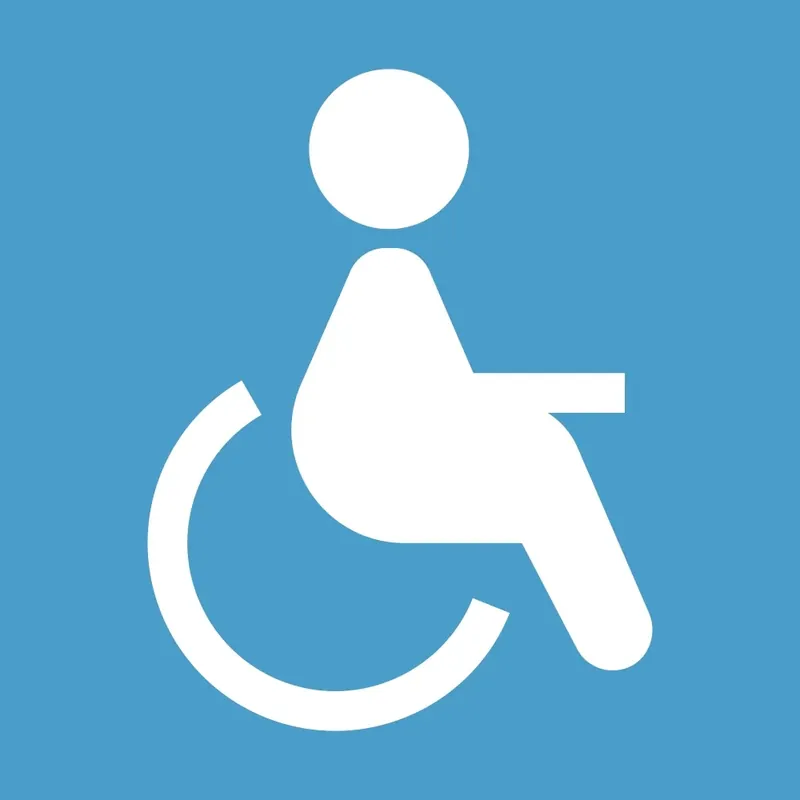 Ostatnia szansa MAGNES odblaskowy NIEPEŁNOSPRAWNY INWALIDA znak