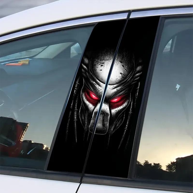 Zamów teraz NAKLEJKA NA SŁUPEK AUTA "PREDATOR" FOLIA PREMIUM 50x25