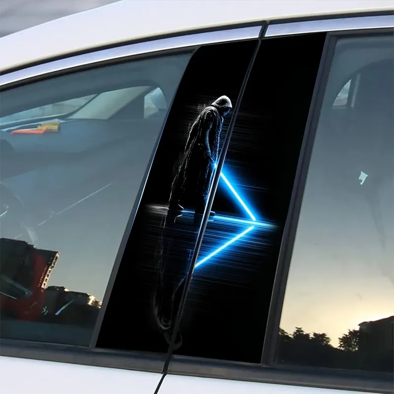 NAKLEJKA NA SŁUPEK AUTA "GWIEZDNE WOJNY" FOLIA PREMIUM 50x25 Tani