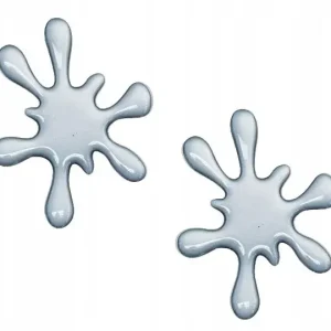 Bezpieczna płatność Naklejka na samochód KLEKS 3d srebrny