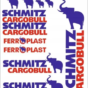 Wysoka jakość NAKLEJKI NAKLEJKA SCHMITZ CARGOB FERROPLAST FLEXOS