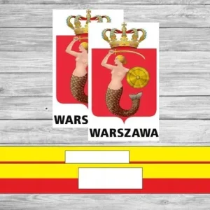 Oznaczenie taxi Warszawa Naklejki magnetyczne zest Oryginalny