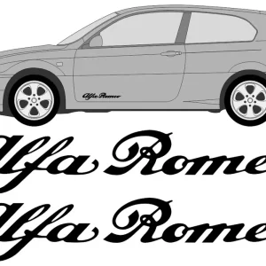 Naklejki do Alfa Romeo na Samochód Drzwi Zamów teraz
