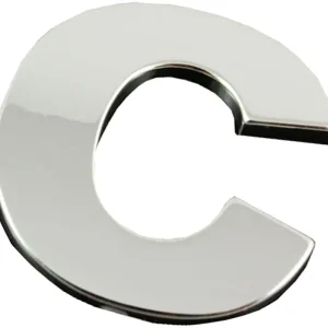 Tani EMBLEMAT LITERA LITERKA CYFRA CYFRY CHROM C C O7Z78