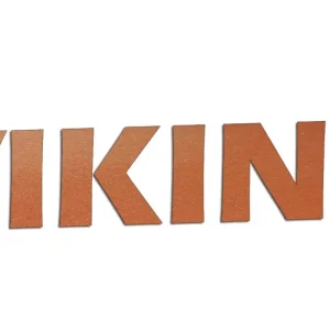 Promocja Wycinana naklejka VIKING NAPIS do Saab Scania Volvo miedziana - J and A