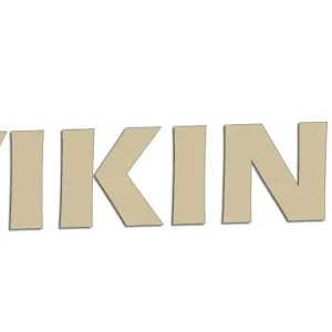 Wycinana naklejka VIKING NAPIS do Saab Scania Volvo beżowa - J and A Oferta limitowana