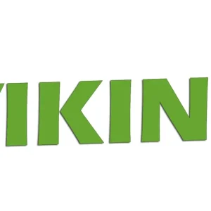 Tani Wycinana naklejka VIKING NAPIS do Saab Scania Volvo jasny zielony