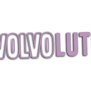 Ekspresowa dostawa Wycinana naklejka REVOLVOLUTION do Volvo liliowa - J and A