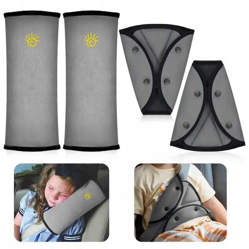 Dacitiery podkładki na pasy dla dzieci w wieku 5-12 lat, 4 szt Darmowa dostawa