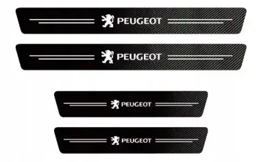 Naklejki ochronne na progi samochodu PEUGEOT - 4 sztuki Tani