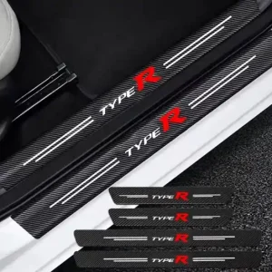 Kup teraz 4x Naklejki ochronne na progi Honda Type R Civic Accord CR-V carbonowe