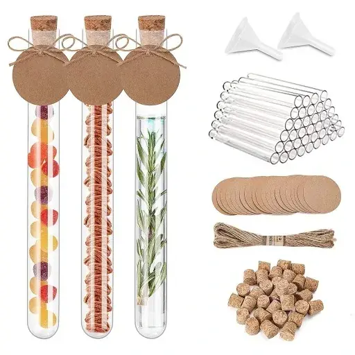 Zwrot pieniędzy Przezroczyste probówki 20 ml 40 sztuk