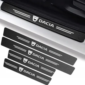 Wyprzedaż Naklejki Ochronne Na Progi folia ochronna karbon zabezpieczenie do DACIA