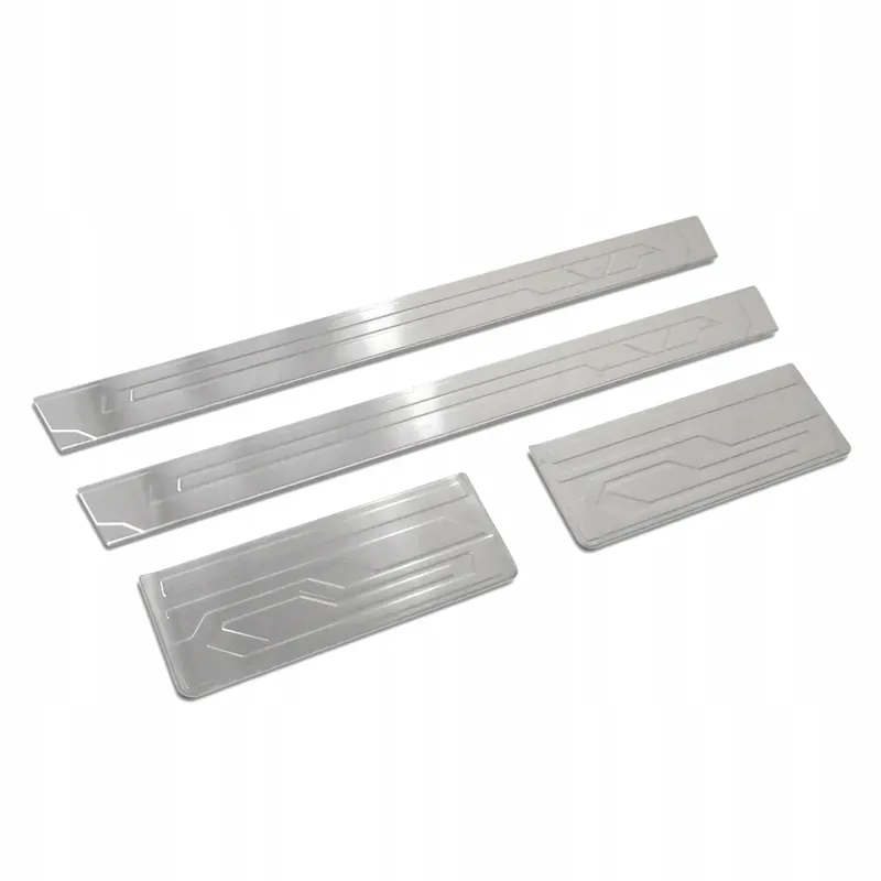 Nakładki ochronne na progi stopnie do FORD TRANSIT CUSTOM 2012-2023 | 4szt. Wyprzedaż