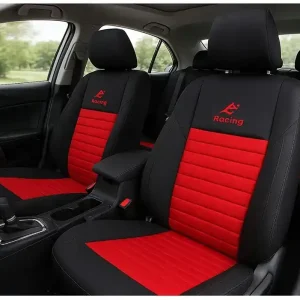 Pokrowce Na Siedzenia Fotele Samochodowe Uniwersalne Mocne Z Haftem Komplet Promocja