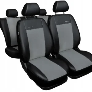 Zwrot pieniędzy Pokrowce z alkantary na fotele samochodowe szare