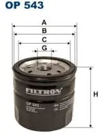 Popularny Filtron OP 549 FILTR OLEJU